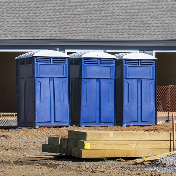 is there a specific order in which to place multiple porta potties in Whitinsville MA